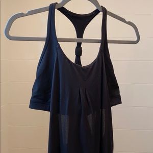 Lululemon Black Open Back Top